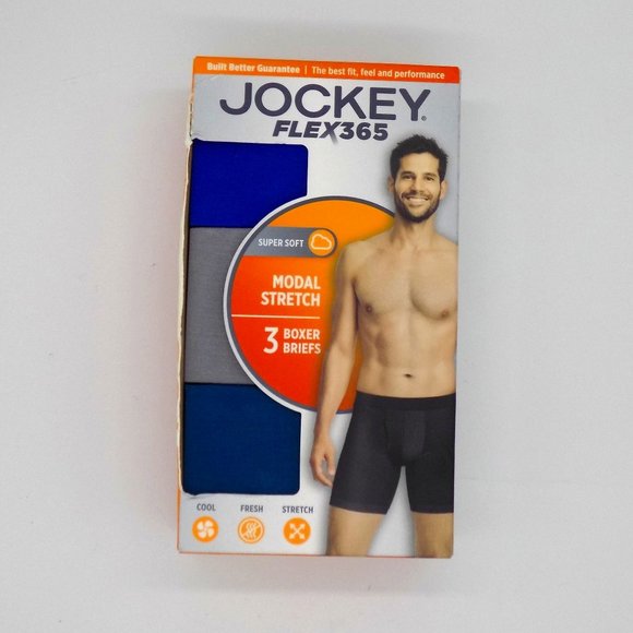 Jockey Underwear & Socks Jockey Mens Flex 365 Modal Stretch Boxer